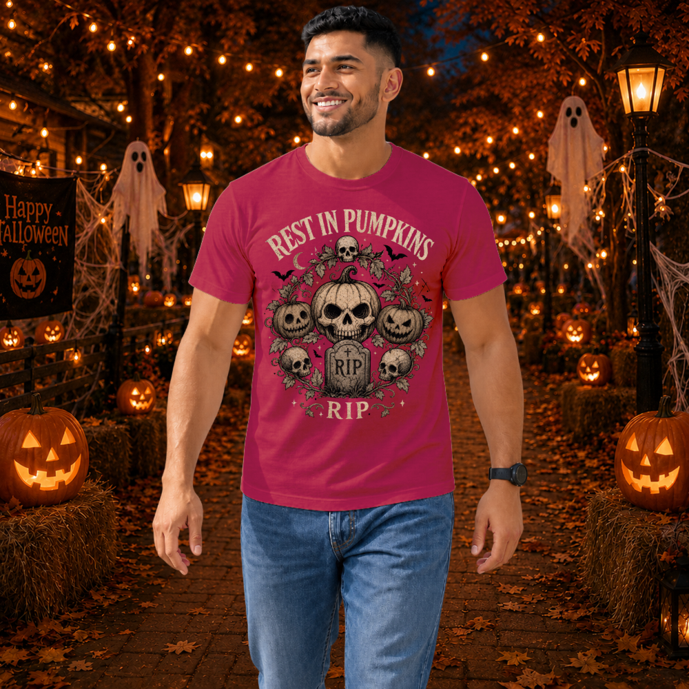 Rest in Pumpkins Vintage Tombstone T-Shirt