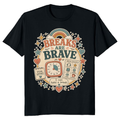 Breaks Are Brave Hand-Drawn Badge T-Shirt