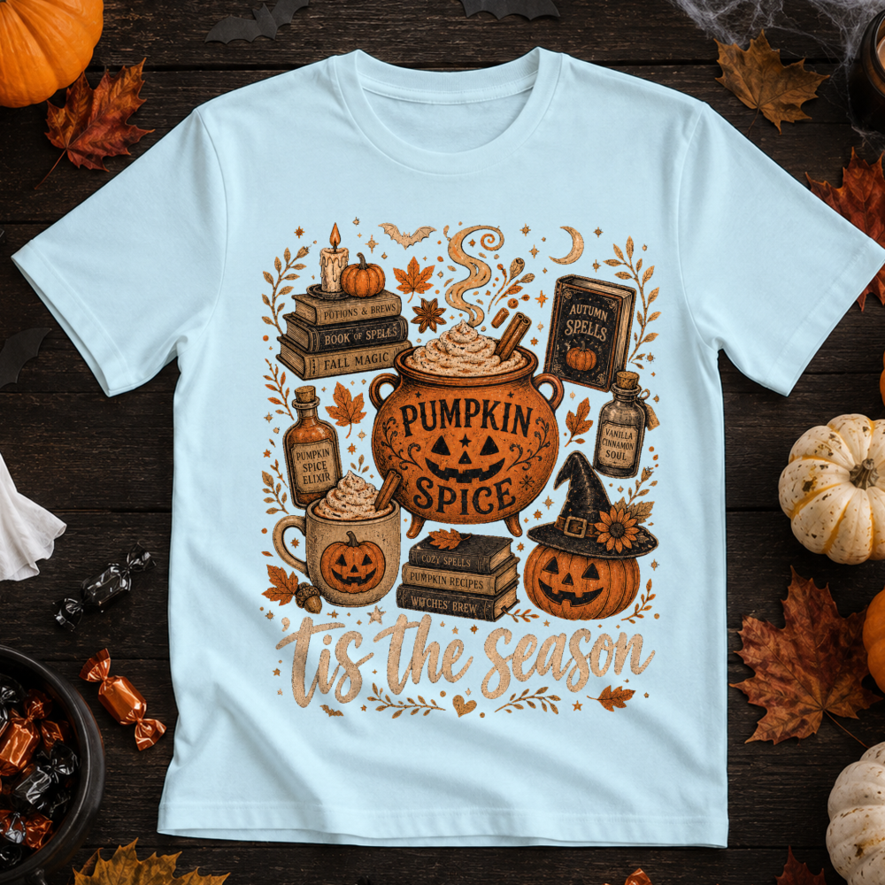 'Tis the Season Pumpkin Spice Cauldron T-Shirt