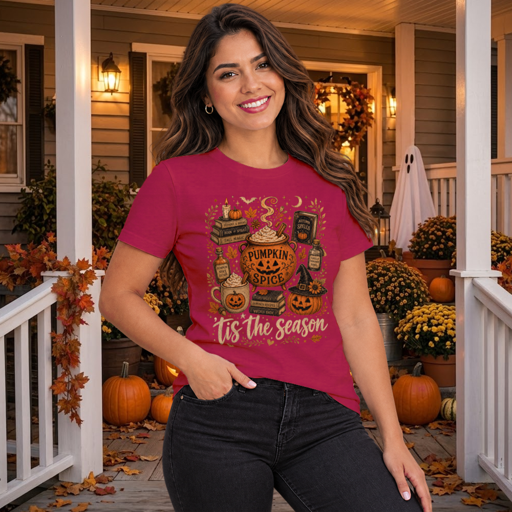 'Tis the Season Pumpkin Spice Cauldron T-Shirt