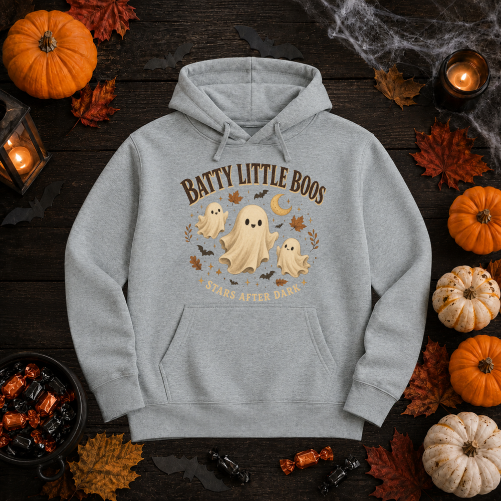 Batty Little Boos Stars After Dark Ghost Hoodie