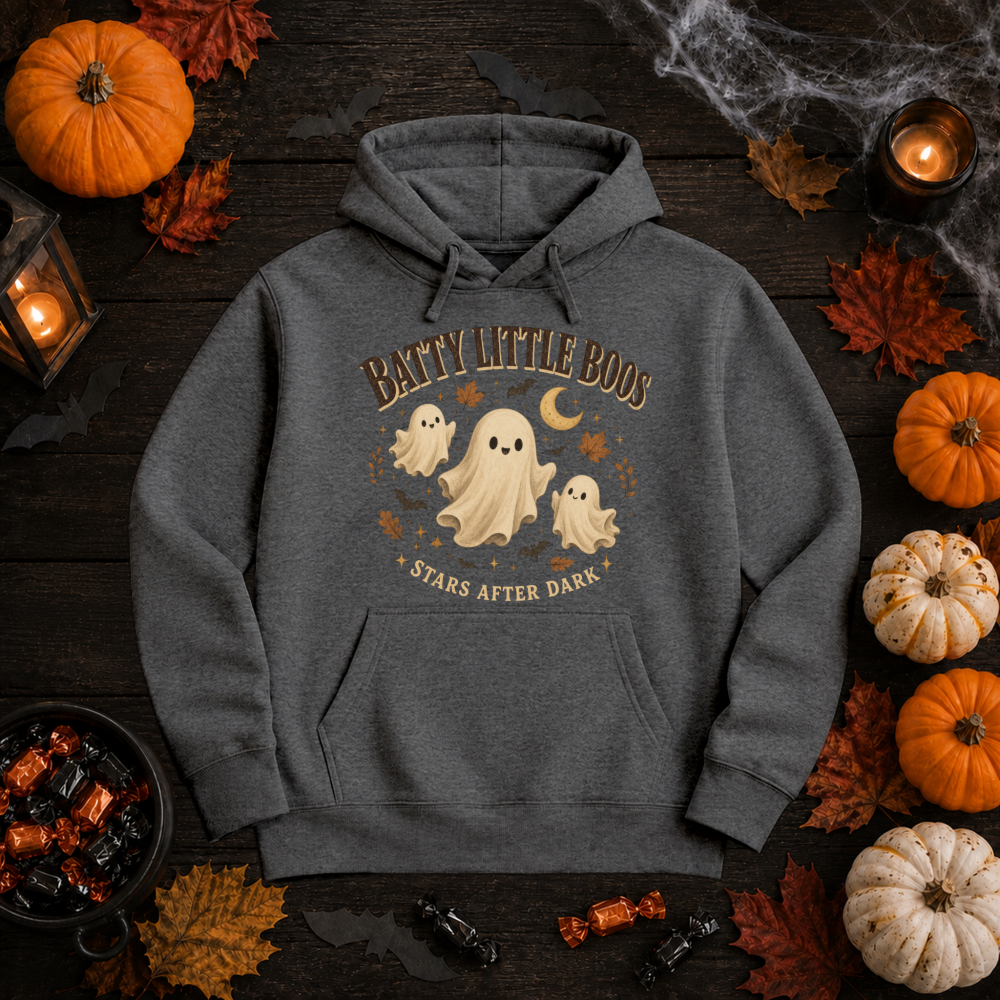 Batty Little Boos Stars After Dark Ghost Hoodie