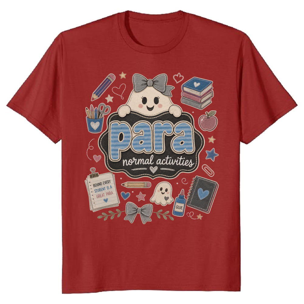 Para Normal Activities Cute Ghost T-Shirt