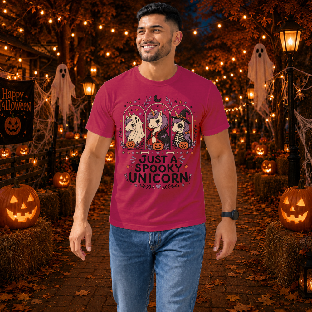 Just a Spooky Unicorn Costume Trio T-Shirt