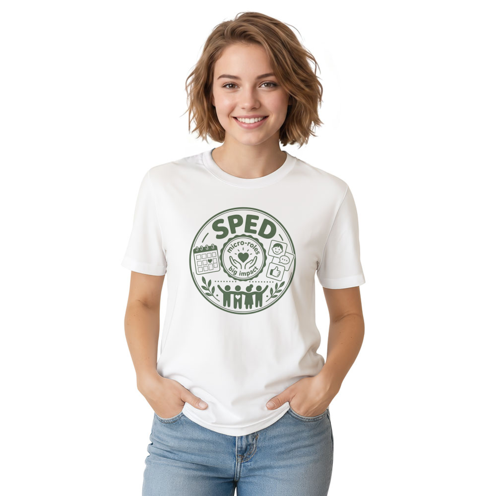 SPED Micro-Roles Classroom Badge T-Shirt