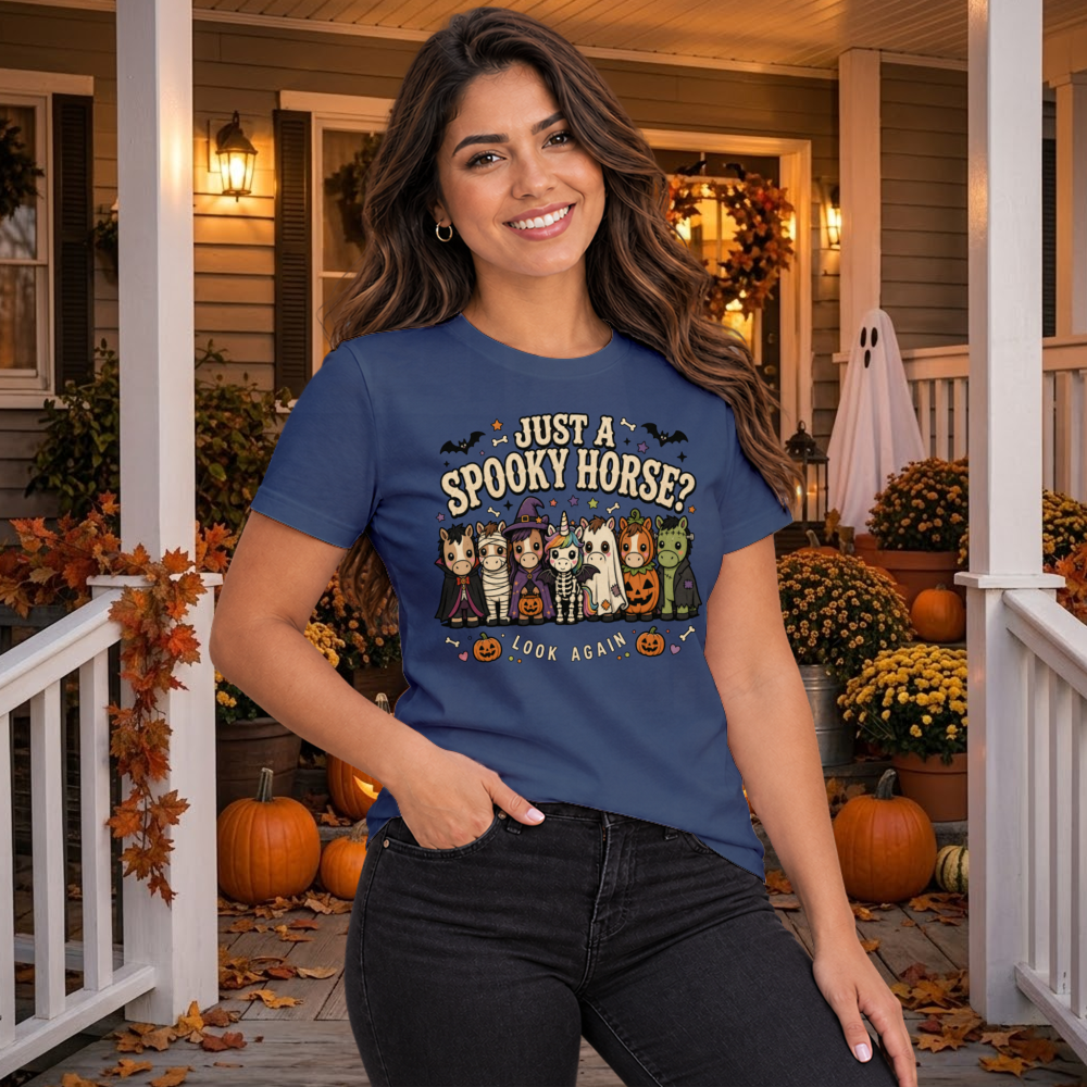 Just a Spooky Horse? Hidden Unicorn T-Shirt