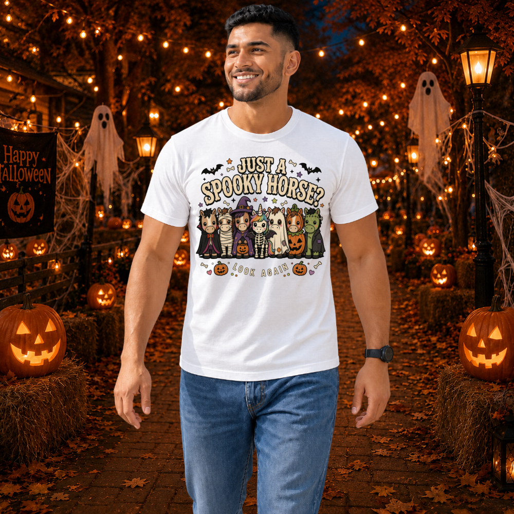 Just a Spooky Horse? Hidden Unicorn T-Shirt