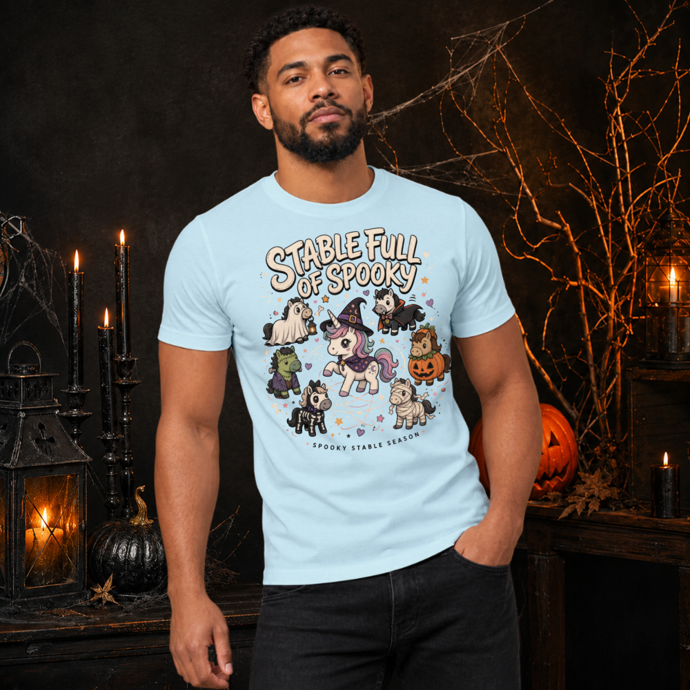 Stable Full of Spooky Witch Unicorn T-Shirt