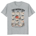 Art Teacher Crew Museum Label Chart T-Shirt
