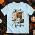 Too Cute to Spook, Too Booked to Look Ghost T-Shirt