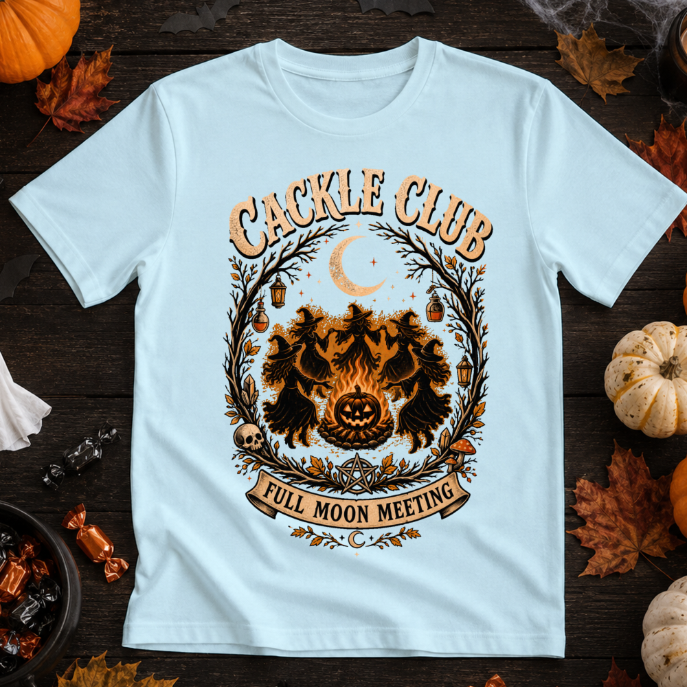 Cackle Club Vintage Witch T-Shirt