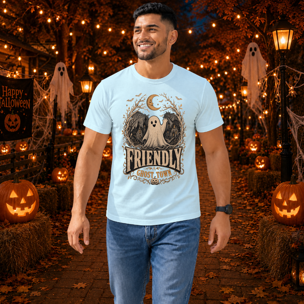 Friendly Ghost Town Vintage Ghost T-Shirt