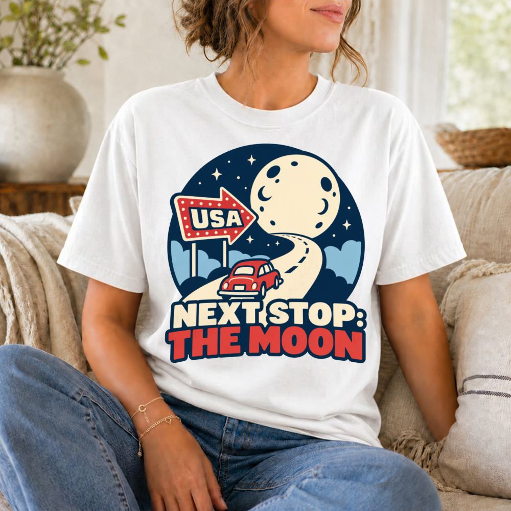 The Moon Is Ours Lunar Satire T-Shirt