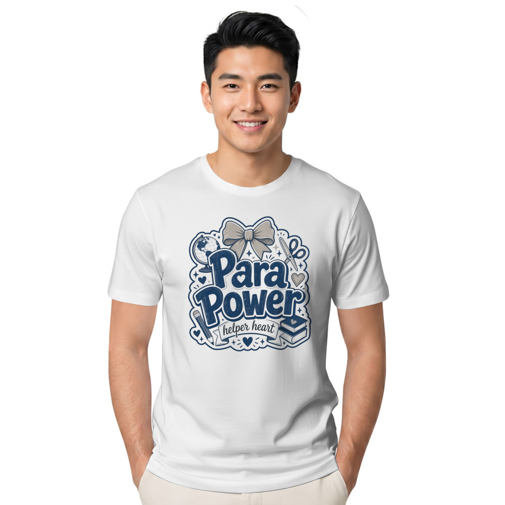 Para Power Sticker Badge T-Shirt