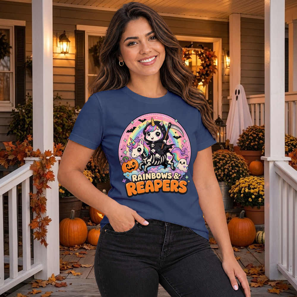 Rainbows & Reapers Kawaii Unicorn T-Shirt