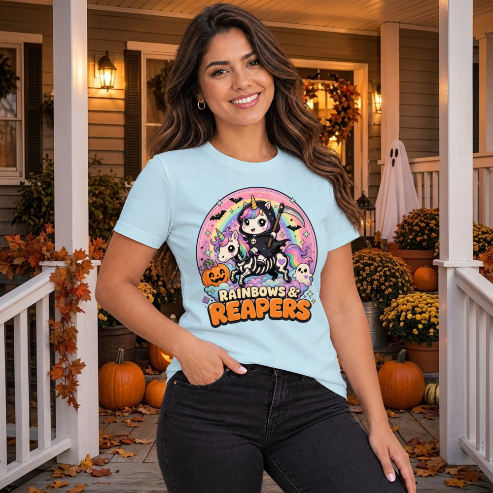 Rainbows & Reapers Kawaii Unicorn T-Shirt