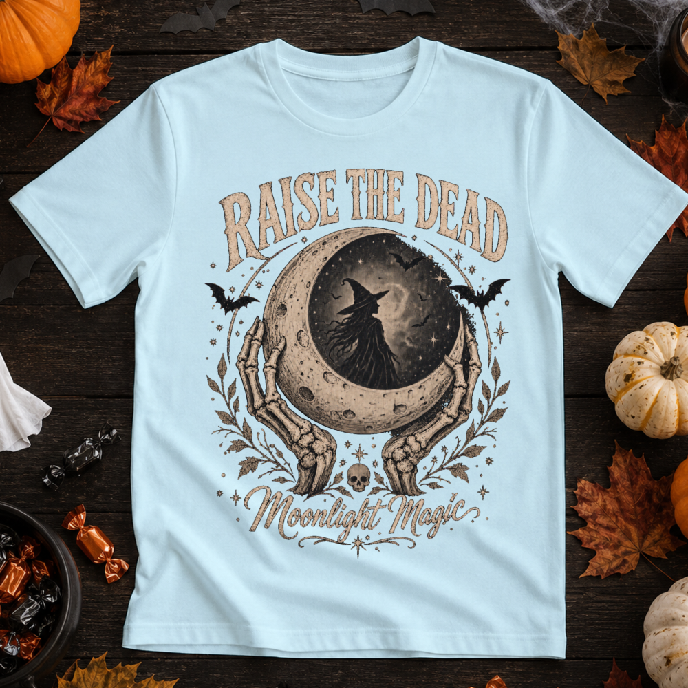 Raise The Dead Vintage Witch T-Shirt