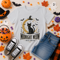 Midnight Meow Black Cat Youth T-Shirt