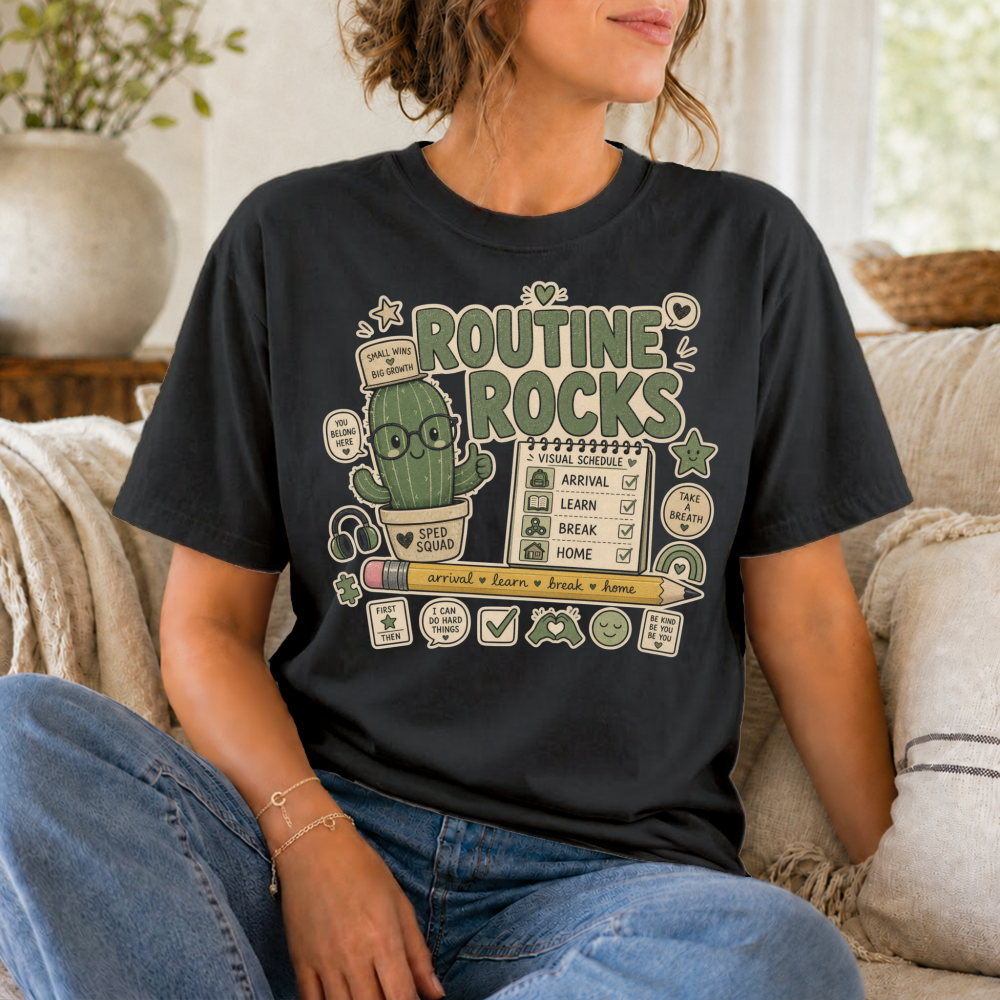 Special Education Retro Badge T-Shirt
