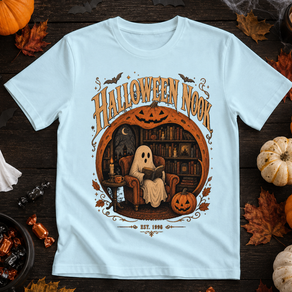 Halloween Nook Vintage Ghost T-Shirt