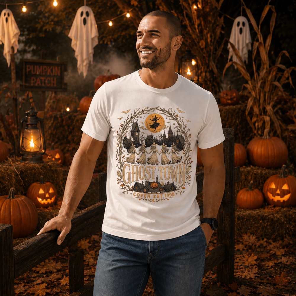 Vintage Haunted Village T-Shirt