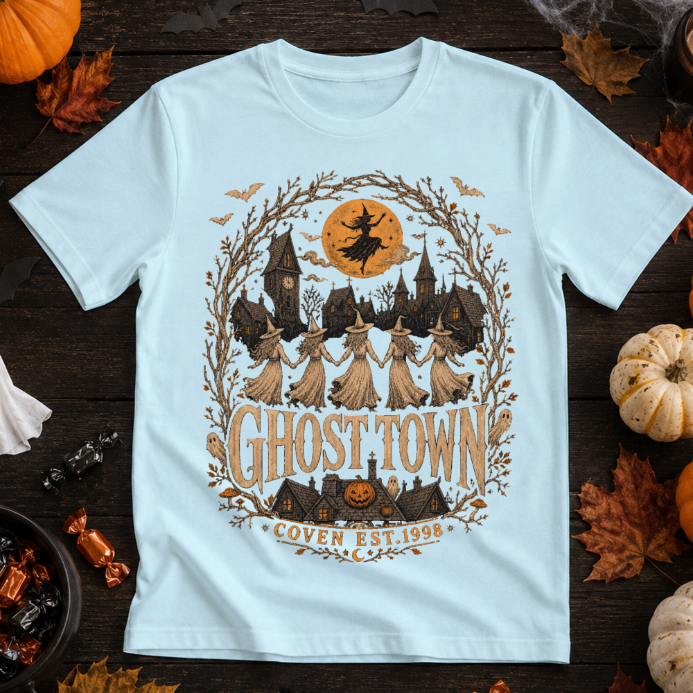 Vintage Haunted Village T-Shirt