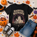 Haunted Hayrides Skeleton Unicorn Youth T-Shirt