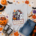 Spooky Besties Skeleton Unicorn Youth T-Shirt