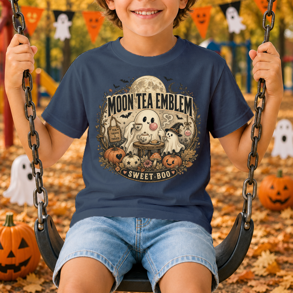 Sweet Boo Vintage Ghost Youth T-Shirt