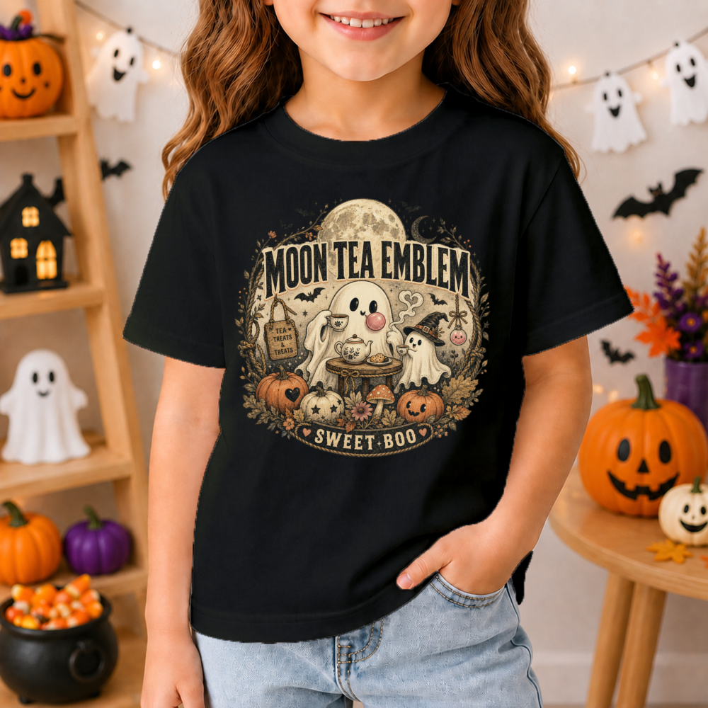 Sweet Boo Vintage Ghost Youth T-Shirt