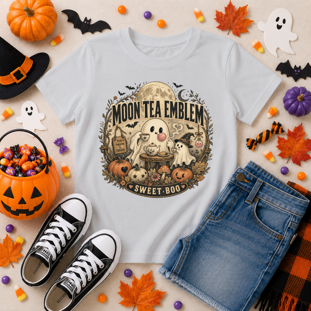 Sweet Boo Vintage Ghost Youth T-Shirt