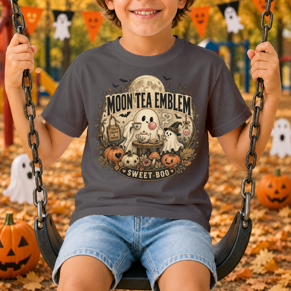 Sweet Boo Vintage Ghost Youth T-Shirt