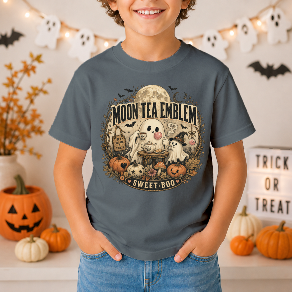 Sweet Boo Vintage Ghost Youth T-Shirt