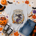 Witchy to the Bone Skeleton Unicorn Youth T-Shirt