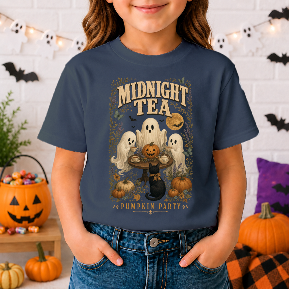 Storybook Halloween Ghost Youth T-Shirt