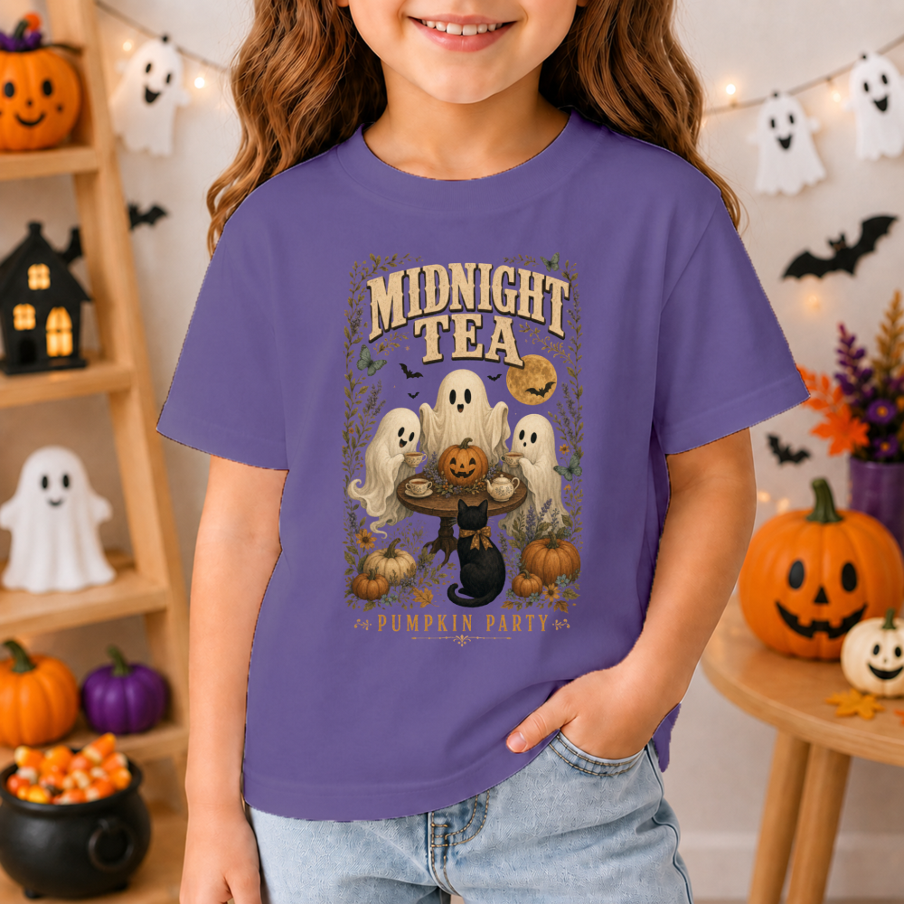 Storybook Halloween Ghost Youth T-Shirt