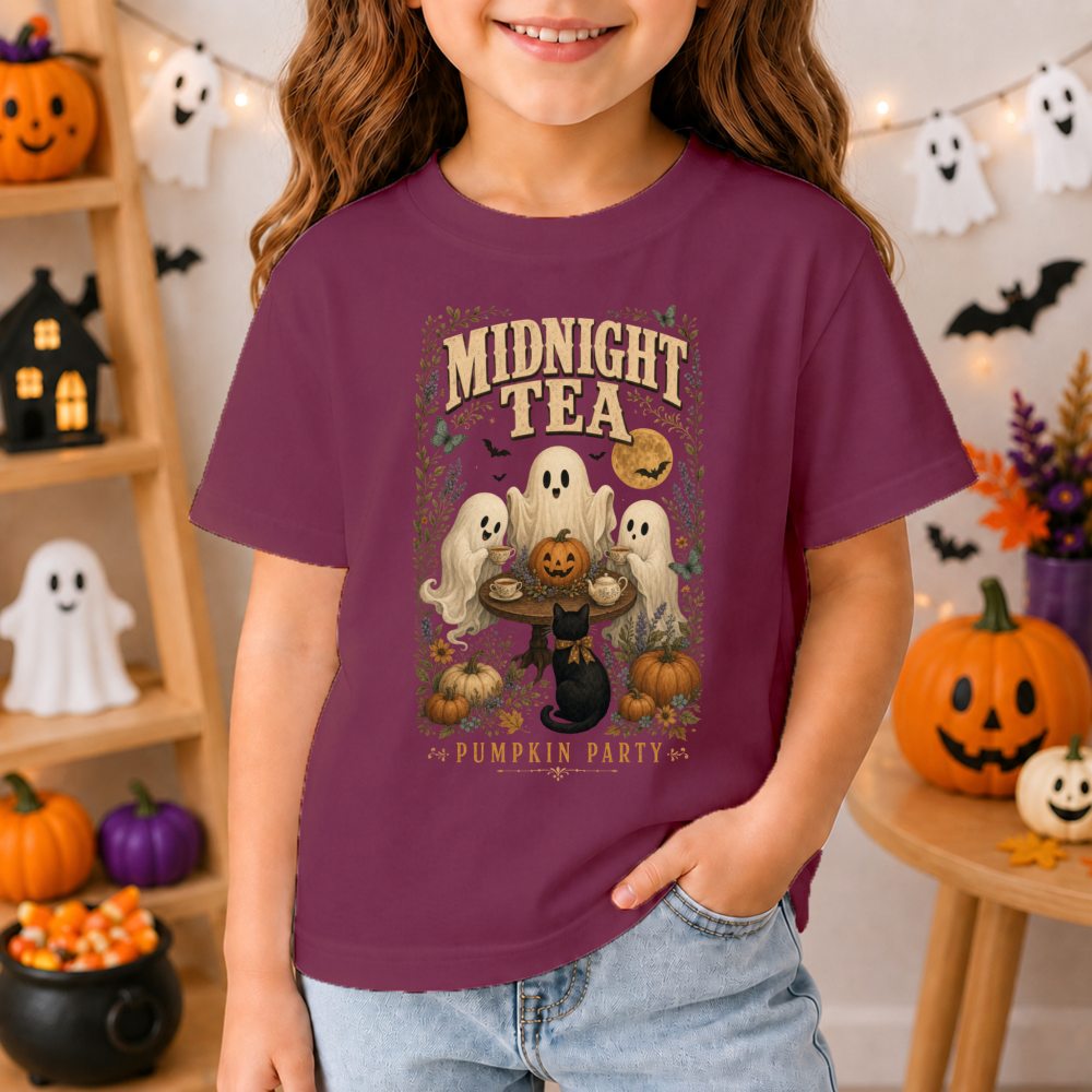 Storybook Halloween Ghost Youth T-Shirt