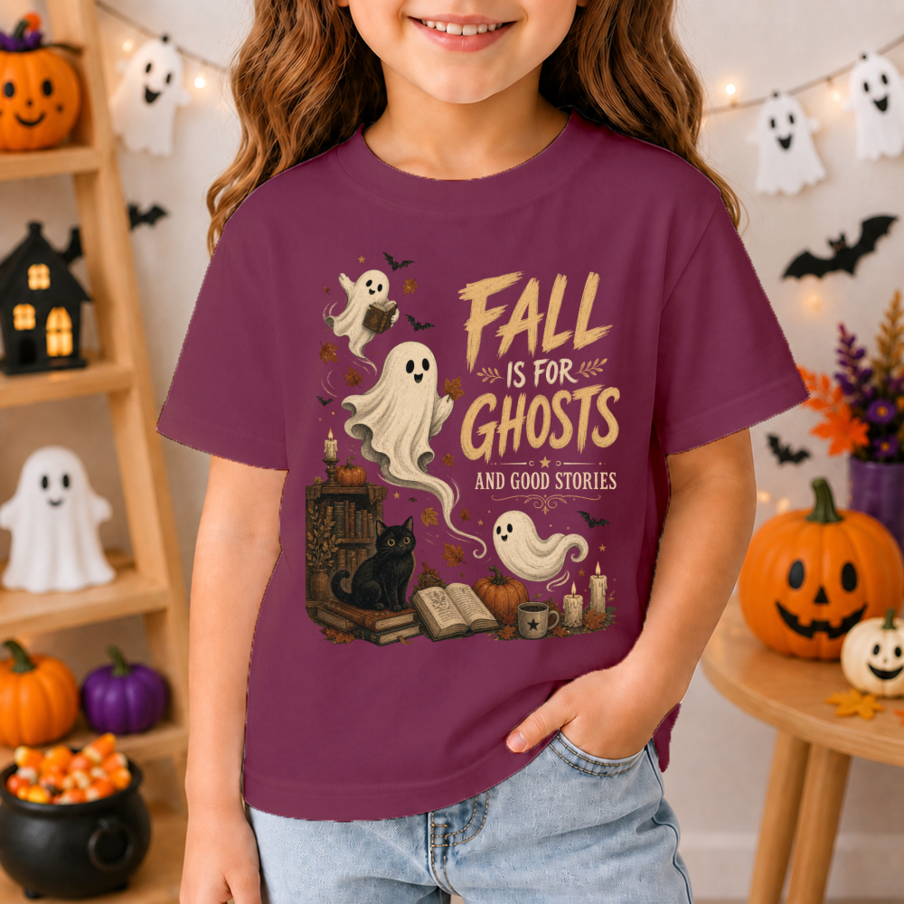 Vintage Storybook Ghost Youth T-Shirt