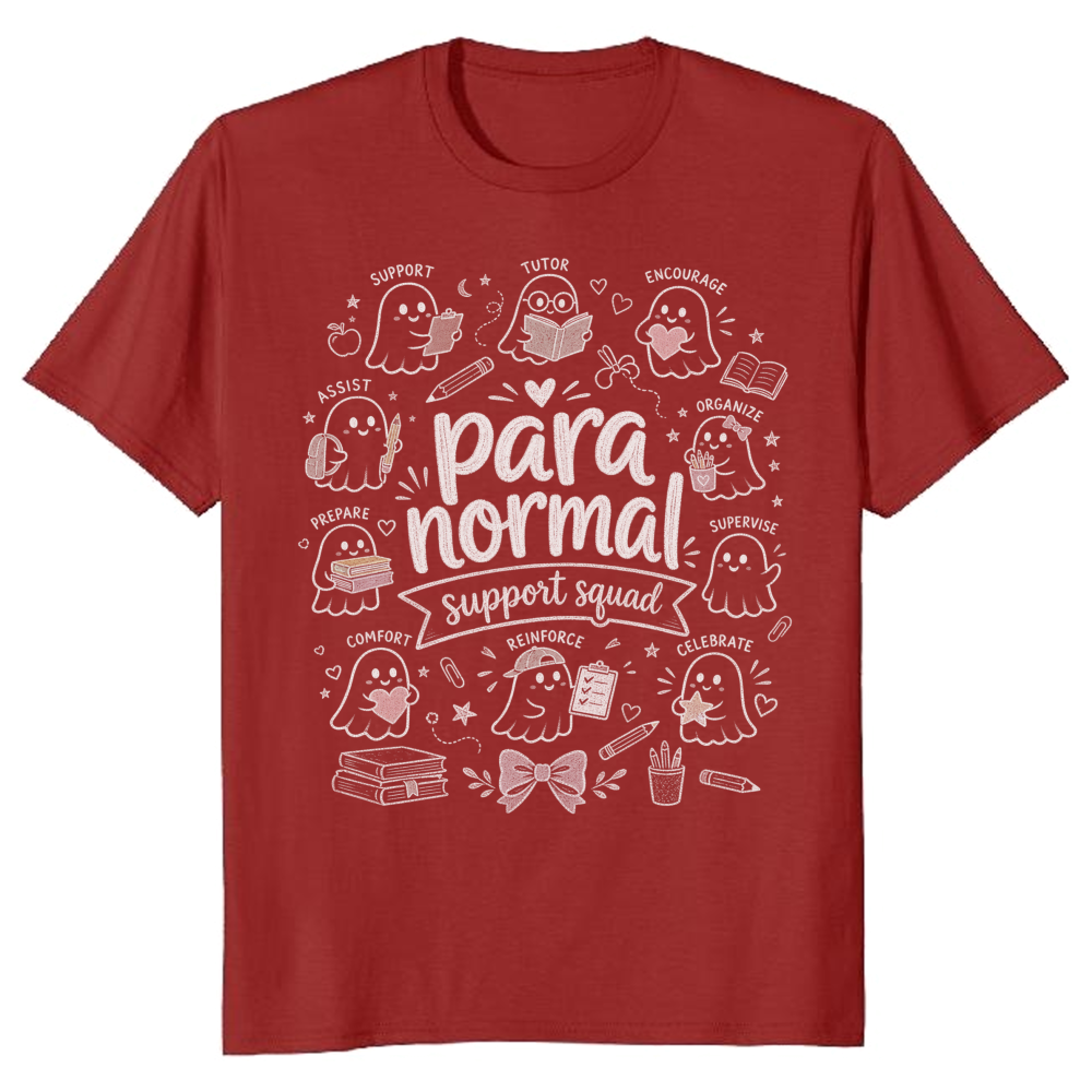 Para Normal Chalk School Ghost T-Shirt