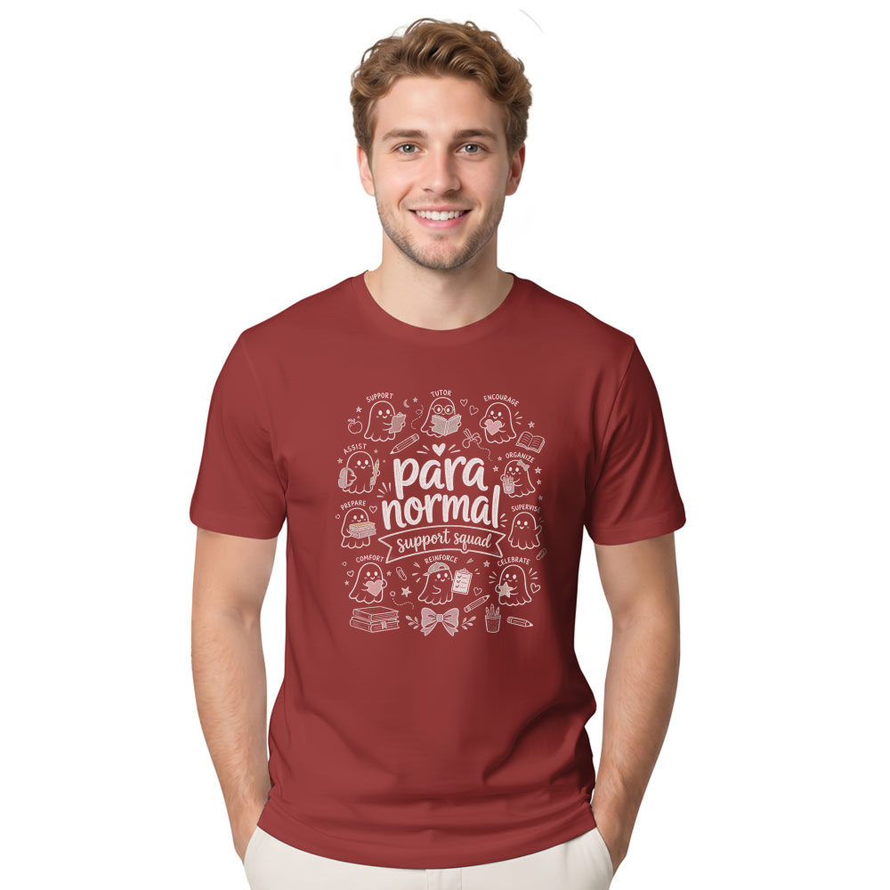 Para Normal Chalk School Ghost T-Shirt