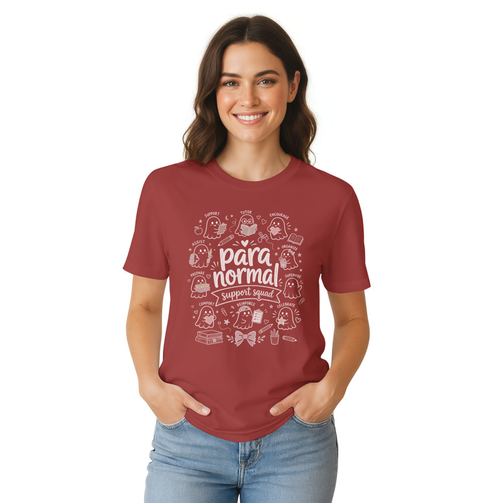 Para Normal Chalk School Ghost T-Shirt