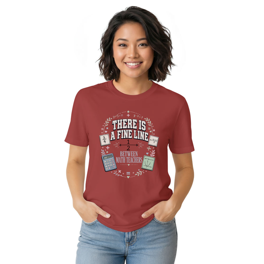 Math Teacher Era Typography T-Shirt
