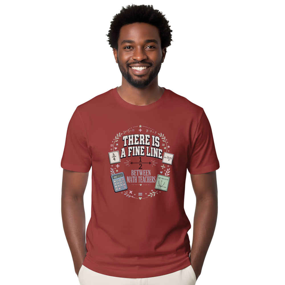 Math Teacher Era Typography T-Shirt