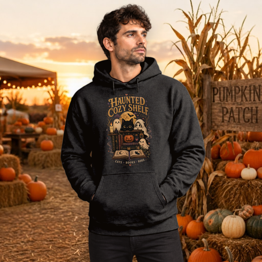 Halloween Black Cat Hoodie
