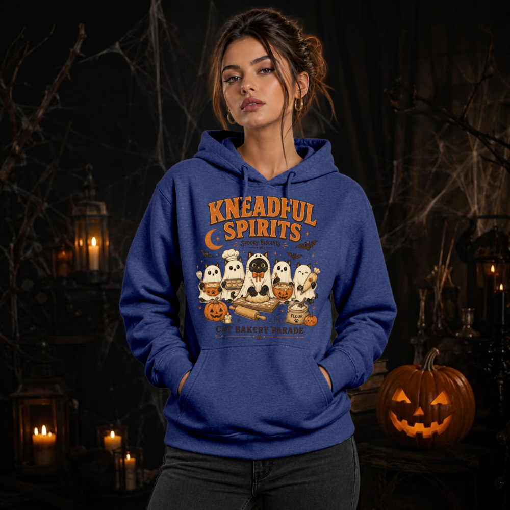 Kneadful Spirits Ghost Cat Hoodie