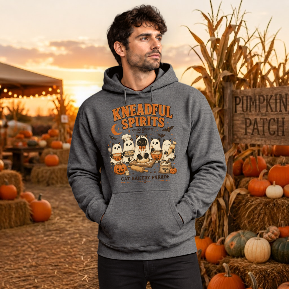 Kneadful Spirits Ghost Cat Hoodie