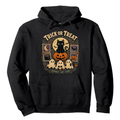 Trick or Treat Vintage Cat Hoodie