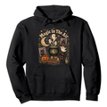 Magic in the Air Vintage Black Cat Hoodie