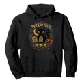 Trick Or Treat Nine Lives Black Cat Hoodie