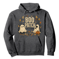Boo Patch Tiny Terrors Ghost Cat Hoodie